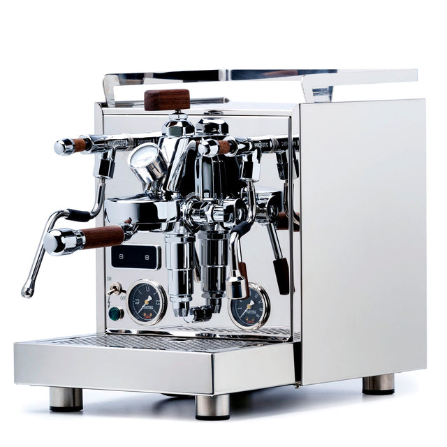 Profitec Pro 600 espresso machine with LUCCA flow control in walnut