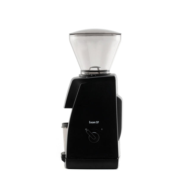 Baratza Encore ESP, Black, Espresso Grinder, side view, from Clive Coffee, knockout