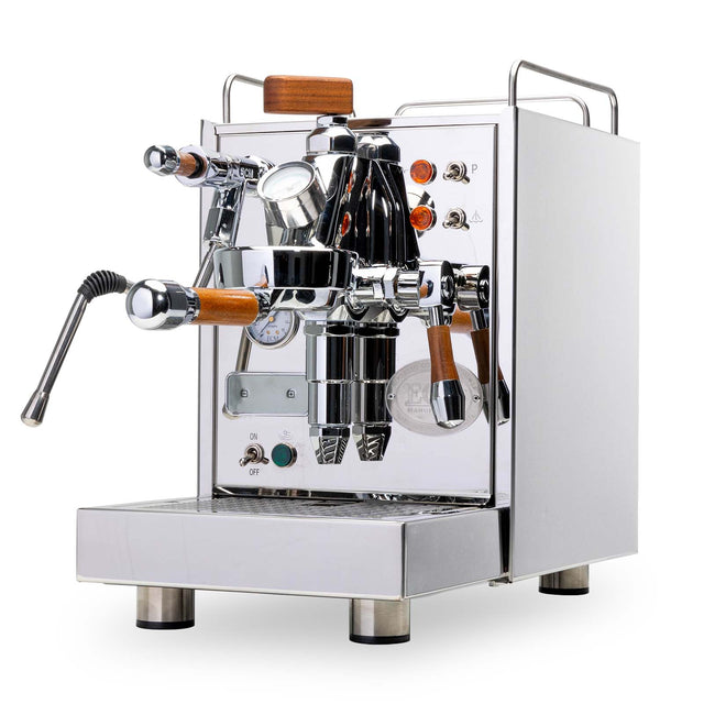 ECM Special Edition Classika PID Espresso Machine with Flow Control and wood accents from Clive Coffee