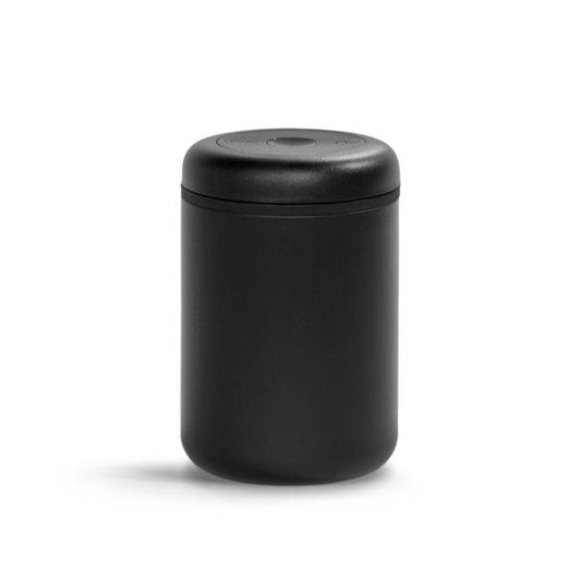 Fellow Atmos Vacuum Sealed Coffee Canister matte black 1.2L, Clive Coffee - Knockout