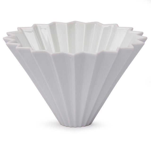 Origami Pour Over Dripper in White, Clive Coffee - Knockout 
