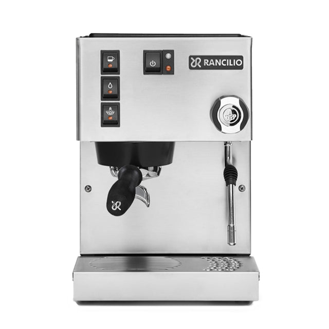 Rancilio Silvia, Single Boiler Espresso Machine, Stainless Steel, from Clive Coffee, knockout