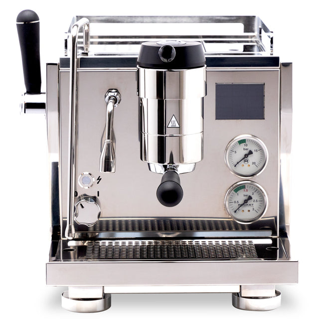 Rocket R Nine One Espresso Machine, front view, Clive Coffee, knockout