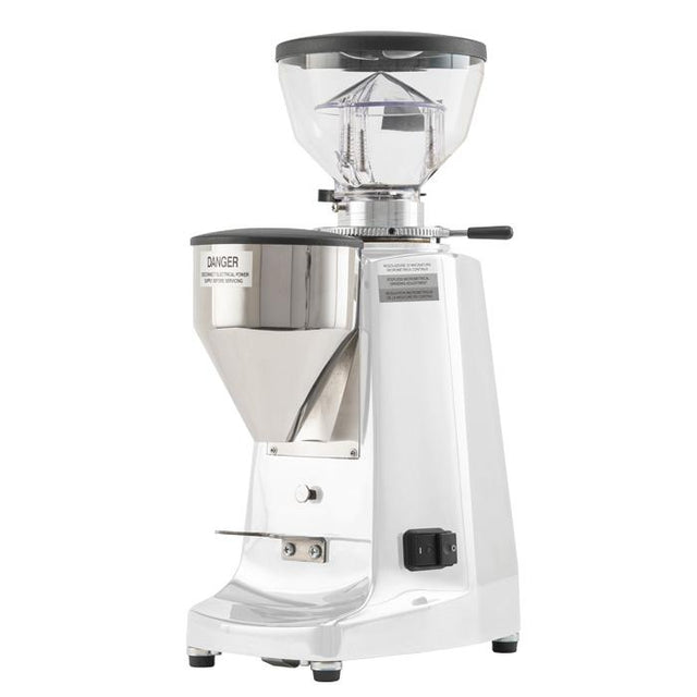 La Marzocco Mazzer Lux D Espresso Grinder in white, Clive Coffee - Knockout