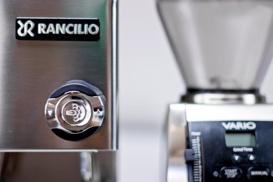 Rancilio Silvia Espresso Machine with Baratza Vario Grinder
