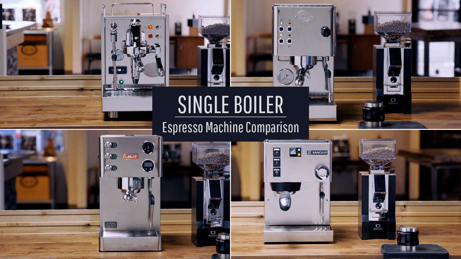 Single boiler shop espresso machine