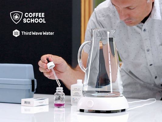 Coffee School, Water 101 with Third Wave Water, from Clive Coffee, lifestyle