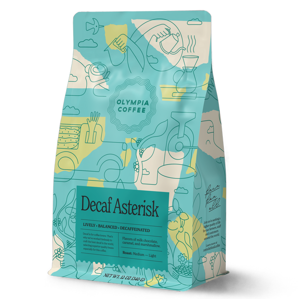 Decaf Asterisk Colombian Coffee | Olympia | Clive Coffee