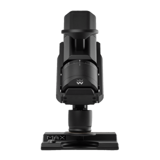 Front view of EG-1 head with MAX indicator on base and a detached circular burr ring beside it