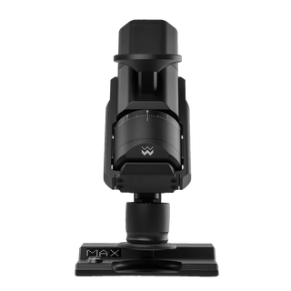 Close-up front shot of the EG-1 grinder head showing the adjustment dial and mounting ring