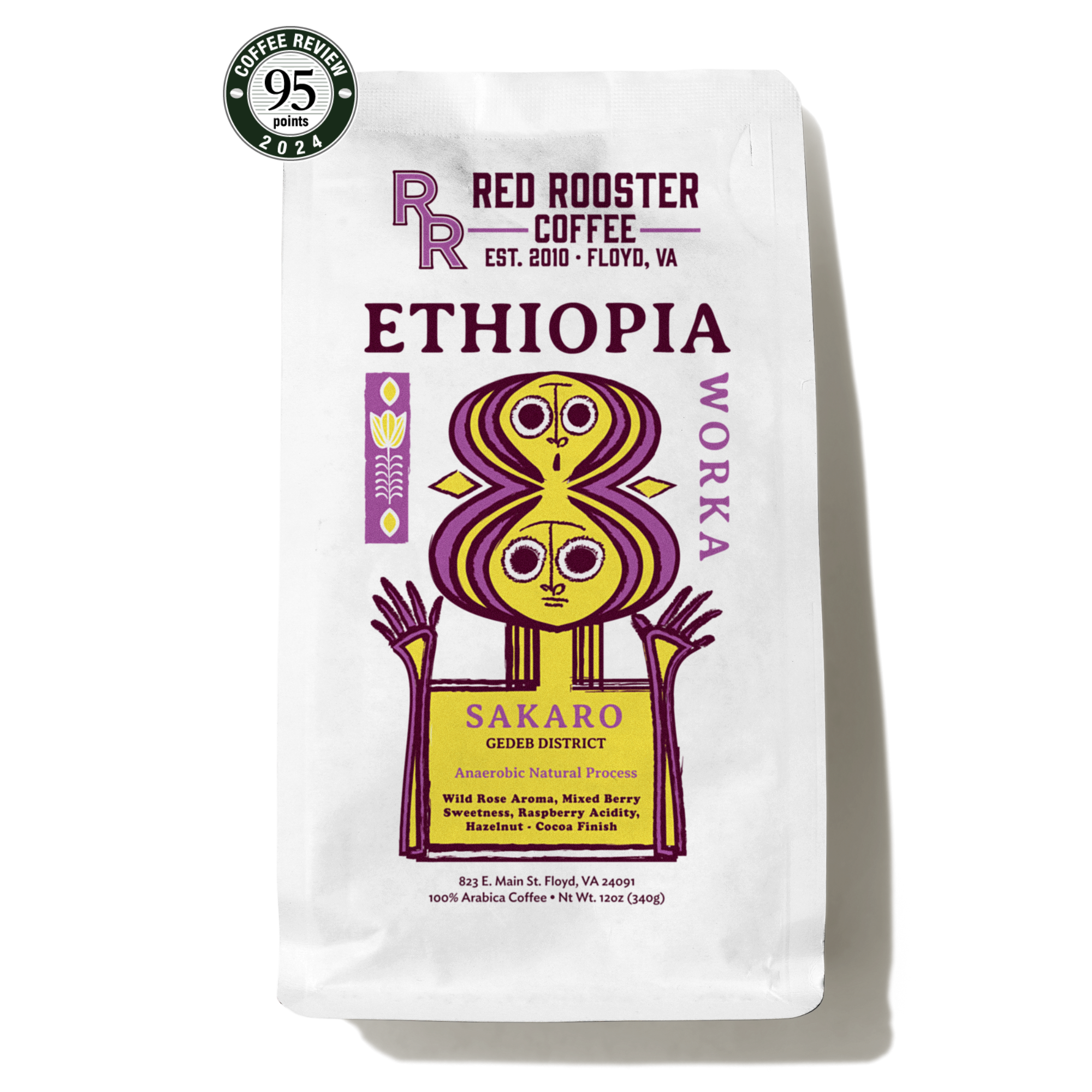 Ethiopia Worka Sakaro Anaerobic Natural | Red Rooster | Clive Coffee