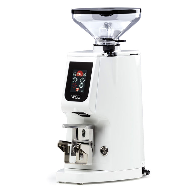 Eureka Atom W65 Espresso Grinder in white by Clive Coffee - knockout