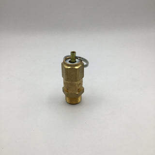 Brass 1/4 inch safety valve with pressure gauge for Profitec and ECM espresso machines
