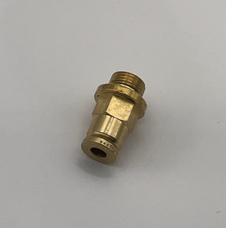 Brass push to connect 1/8 inch male fitting for espresso machine water line connections