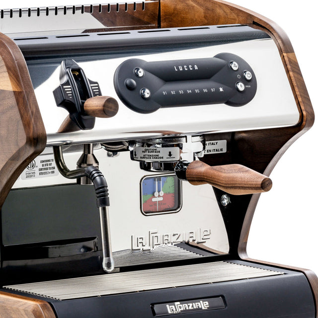 Espresso Machine Wood Touch Points