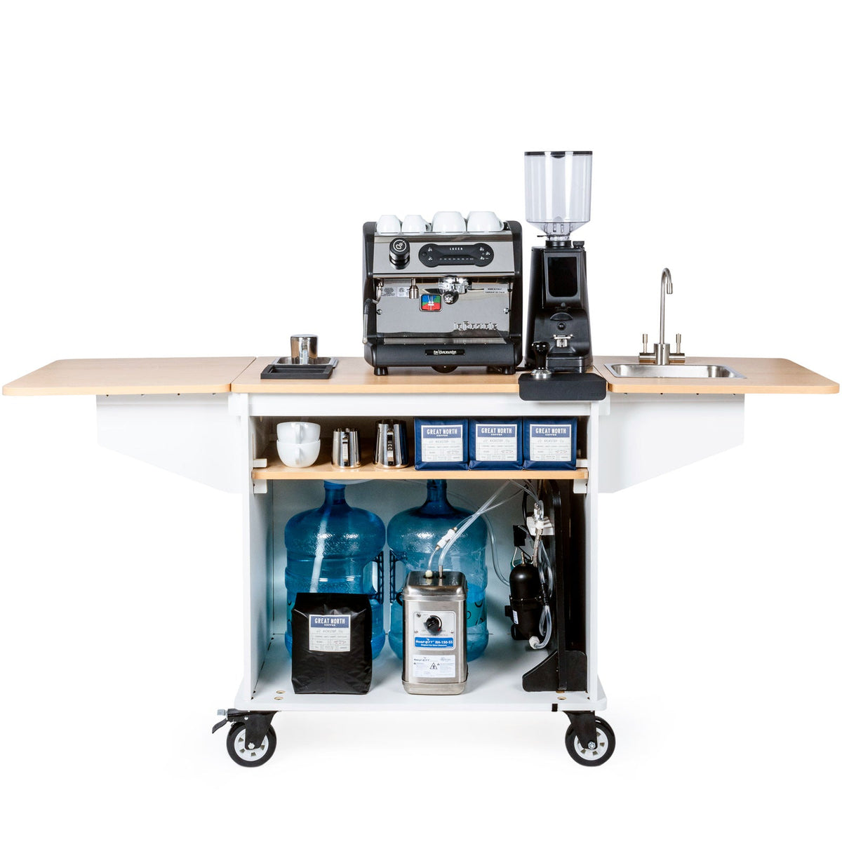 Machyna Cart Klassy Karts Turn-Key Mobile Coffee Cart – Clive Coffee
