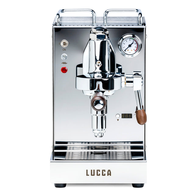 LUCCA Solo Espresso Machine in Stainless Steel from Clive Coffee - knockout (Stainless Steel)