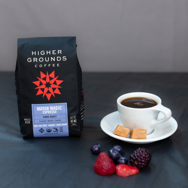 Mayan Magic Espresso by Higher Grounds Coffee