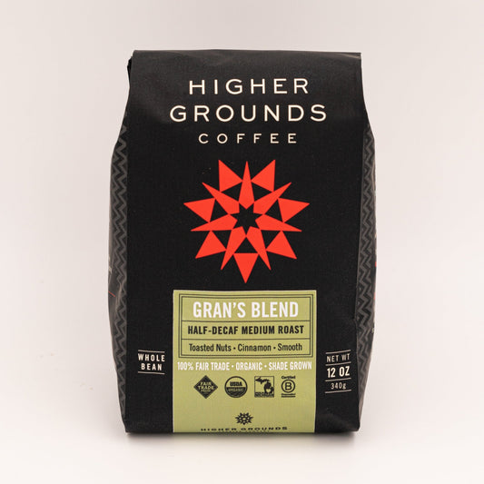 Gran's Blend Half-Decaf by Higher Grounds Coffee
