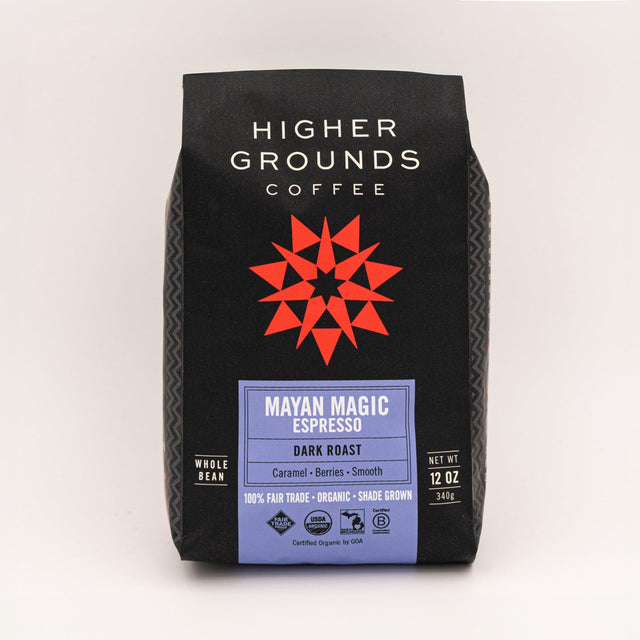 Mayan Magic Espresso by Higher Grounds Coffee