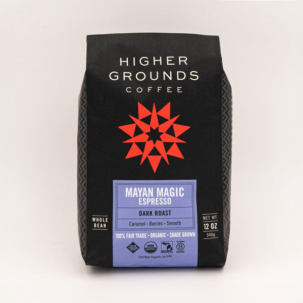 Mayan Magic Espresso by Higher Grounds Coffee – Clive Coffee
