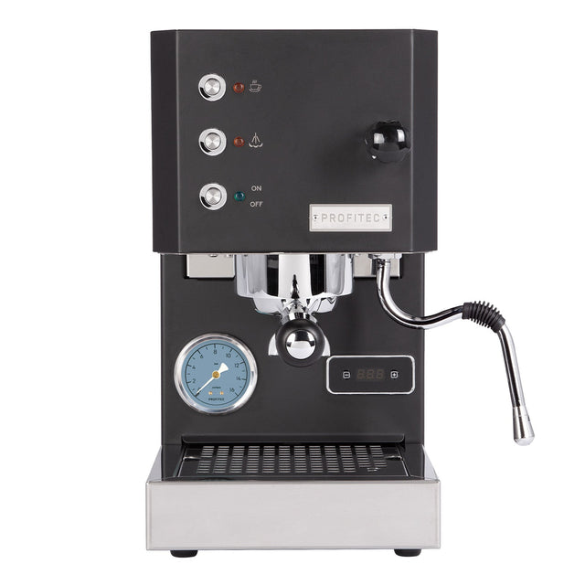 Profitec GO Espresso Machine, from Clive Coffee, knockout front, black