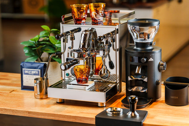 Profitec Pro 600 espresso machine with Mahlkonig X54 Allround grinder lifestyle large