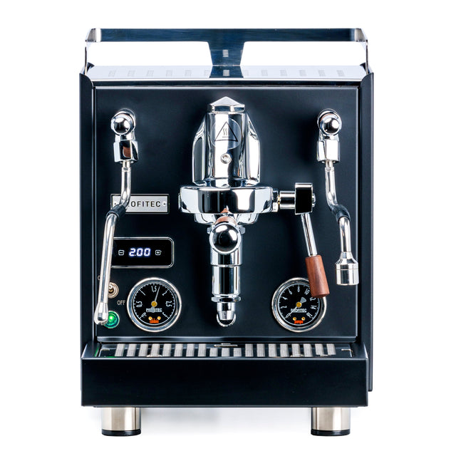 Profitec Pro 600 Espresso Machine from Clive Coffee in (Black w/ Walnut) - knockout