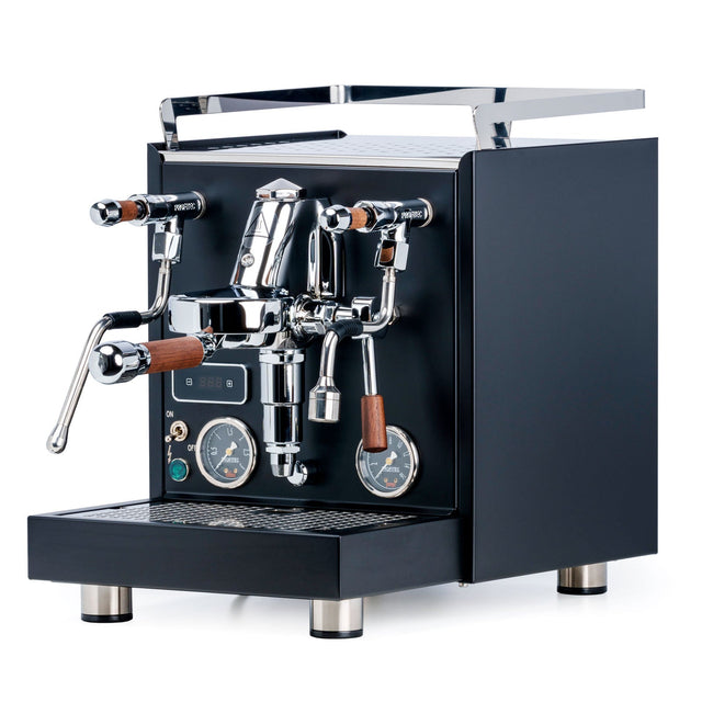 Profitec Pro 600 Espresso Machine from Clive Coffee (Black w/ Walnut) - knockout