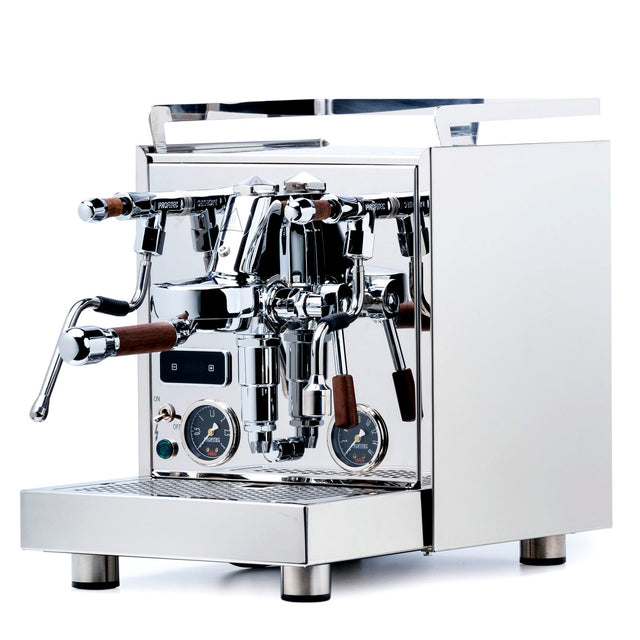 Profitec Pro 600 Espresso Machine from Clive Coffee in (Stainless Steel w/ Walnut)- knockout