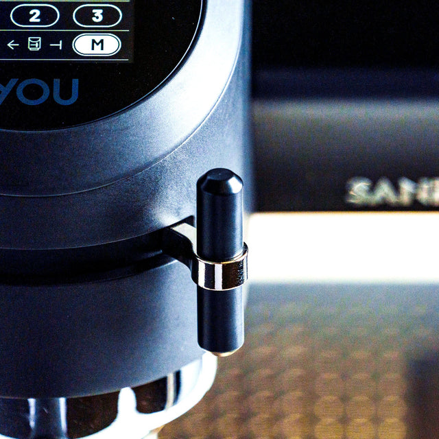 Sanremo YOU Espresso Machine detail shot, from Clive Coffee, knockout
