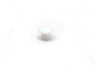 White Teflon steam and hot water valve seat gasket for ECM Mechanika and Profitec Pro 400 espresso machines.