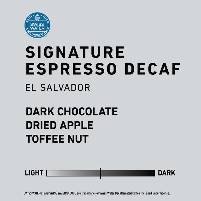 Signature Espresso Swiss Water® Decaf