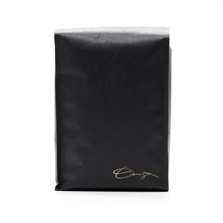 Close up of Onyx Eclipse packaging with a gold signature and large ONYX branding