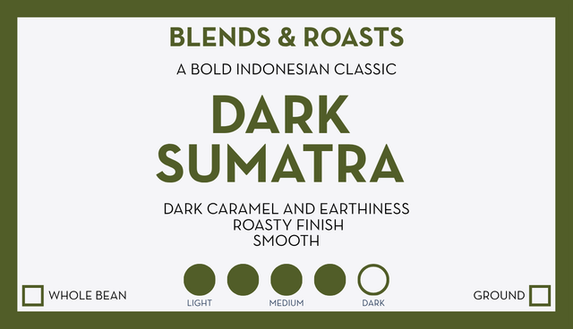 Dark Sumatra Mandheling
