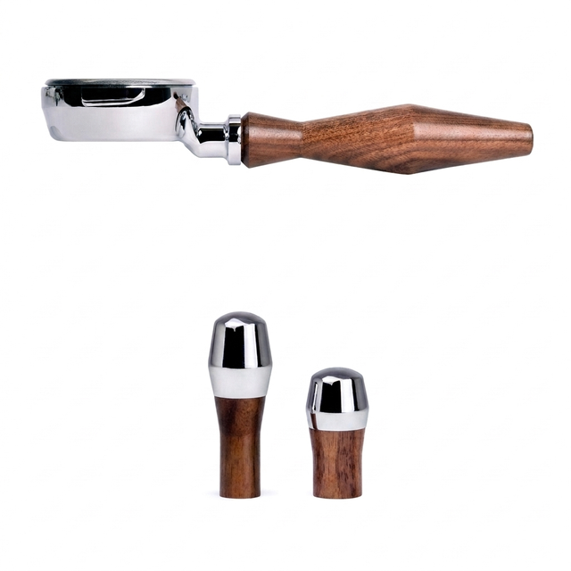 Espresso Machine Wood Touch Points