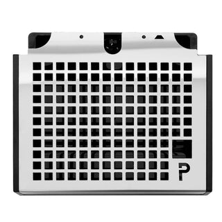 Grid-patterned drip tray with a Profitec P  brand logo on a white background