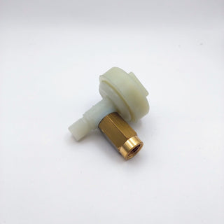 Pulsor assembly for Quick Mill espresso machines with white fittings and brass body