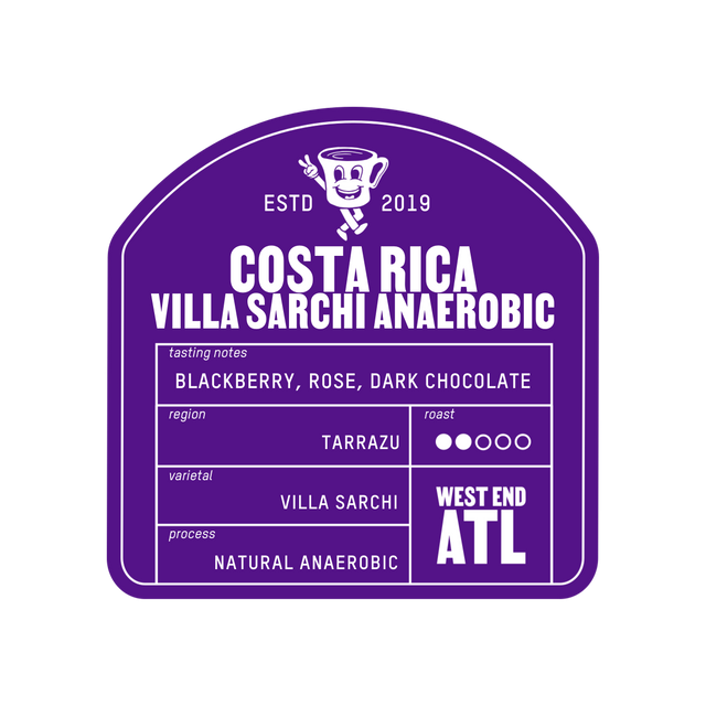 COSTA RICA VILLA SARCHI ANAEROBIC