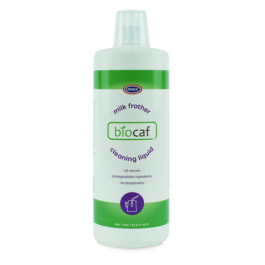 Urnex Biocaf milk frother cleaning liquid