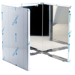 Replacement U panel side panel for Profitec Pro 500 espresso machine with blue protective film.