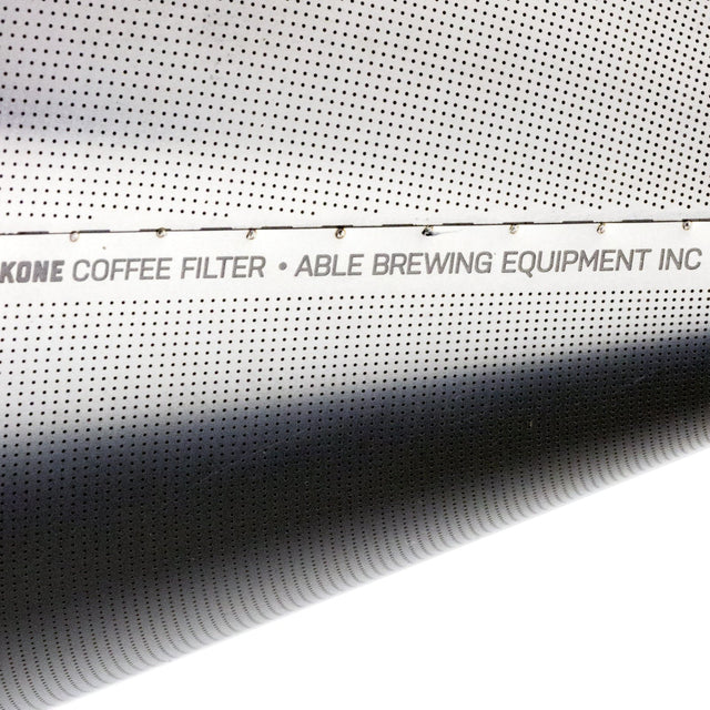 Able KONE Stainless Steel Coffee Filter detail shot, Clive Coffee - Knockout