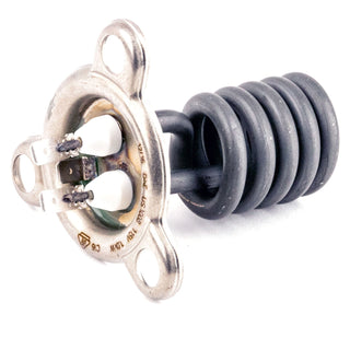 Replacement 1000W boiler heating element with mounting flange and black insulated coil for Profitec ECM