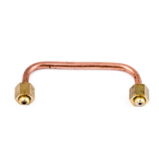 Copper steam wand connection pipe for Pro 300 linking steam assembly to wand