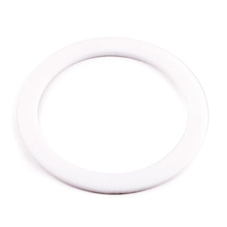 White PTFE gasket for Quick Mill brew boilers including the Lucca M58