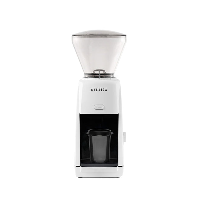Baratza Encore ESP, White, Espresso Grinder, front view, from Clive Coffee, knockout