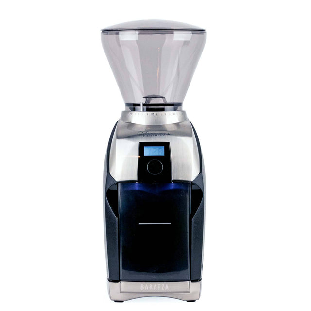 Baratza Virtuoso+ coffee grinder, front, Clive Coffee - Knockout