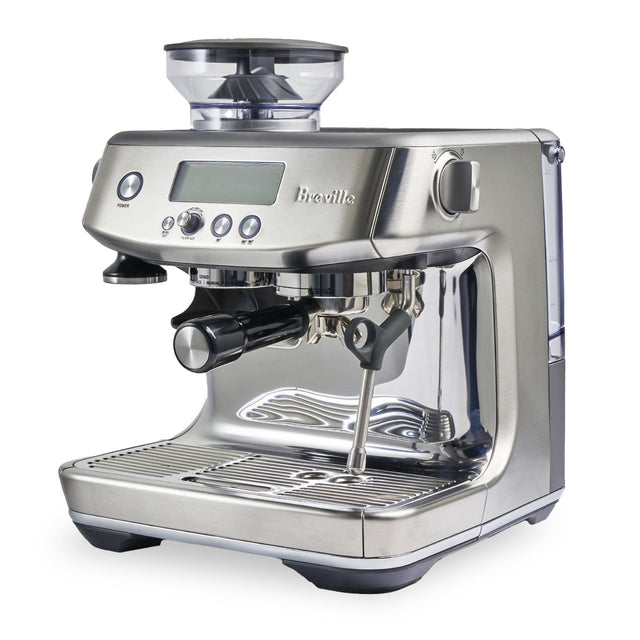 Breville Barista Pro Espresso Machine, angled, from Clive Coffee, knockout
