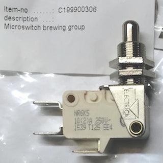 Brewing switch microswitch assembly for Profitec and ECM espresso machines
