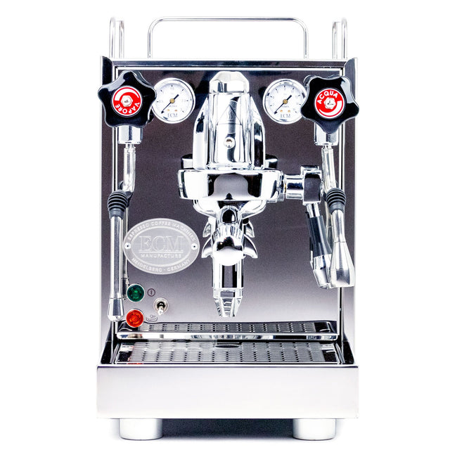 ECM Mechanika V Slim Espresso Machine, front, from Clive Coffee - Knockout